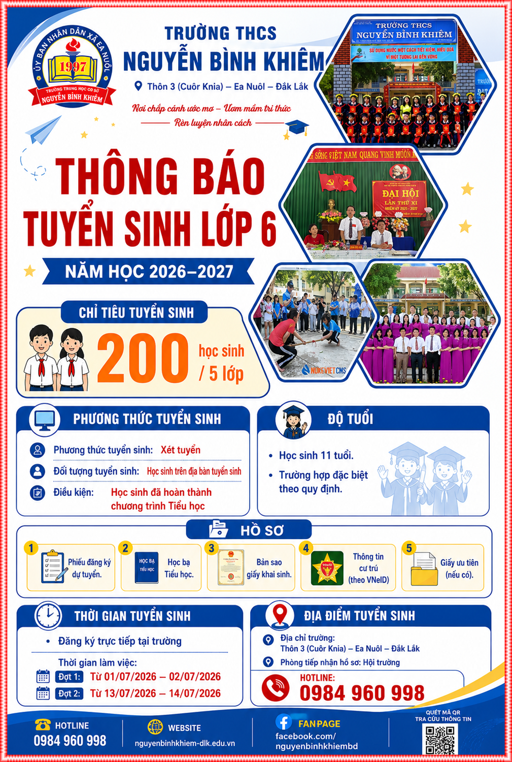 Thông báo tuyển sinh